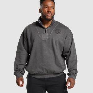 PREMIUM LEGACY 1/4 ZIP - EXTREME OVERSIZE – Image 1