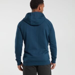 Hoodie - Crest zip - Bleu marine – Image 3