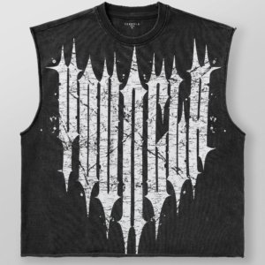 YOUNGLA -Tank Revenge Crop Cut-Offs – Image 3