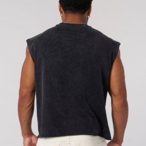 YOUNGLA -Tank Revenge Crop Cut-Offs – Image 2
