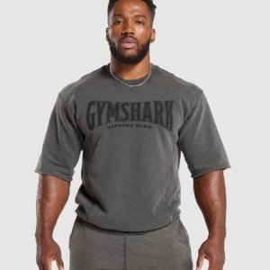 T-SHIRT WASHED ONYX GREY SHORT SLEEVE – Image 1